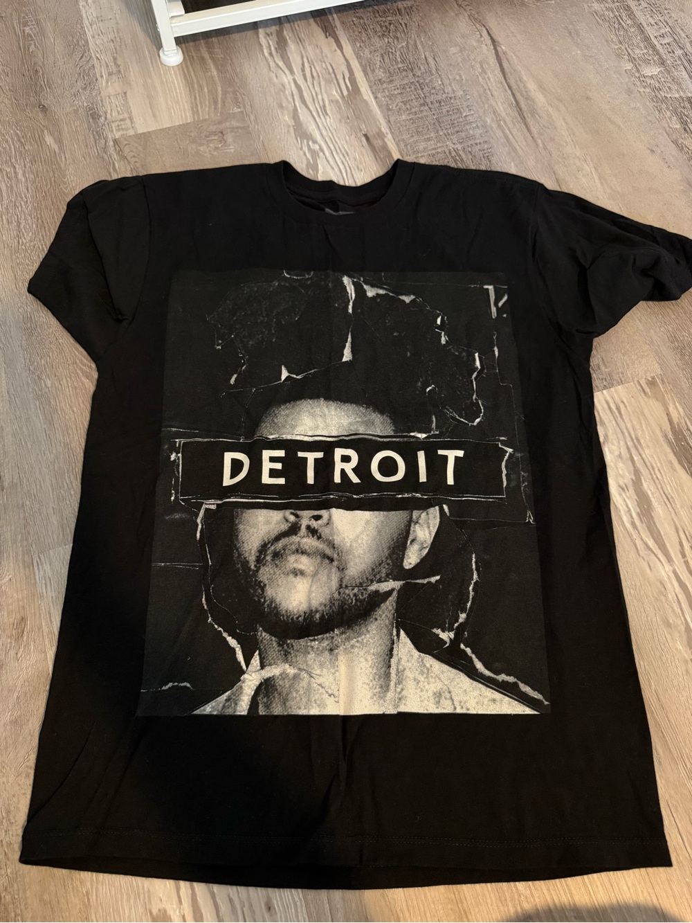 The Weeknd XO The Madness Fall Tour 2015 Detroit Black Tee Size M